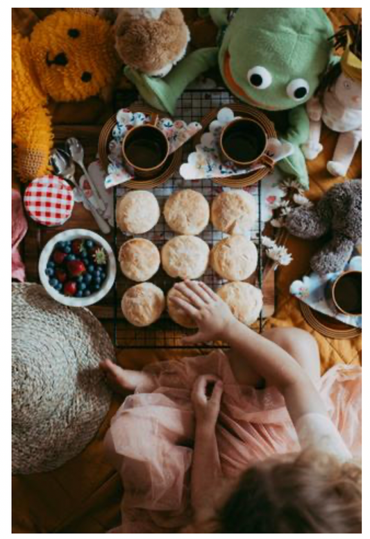 Homemade Scones + Teddybear Picnic