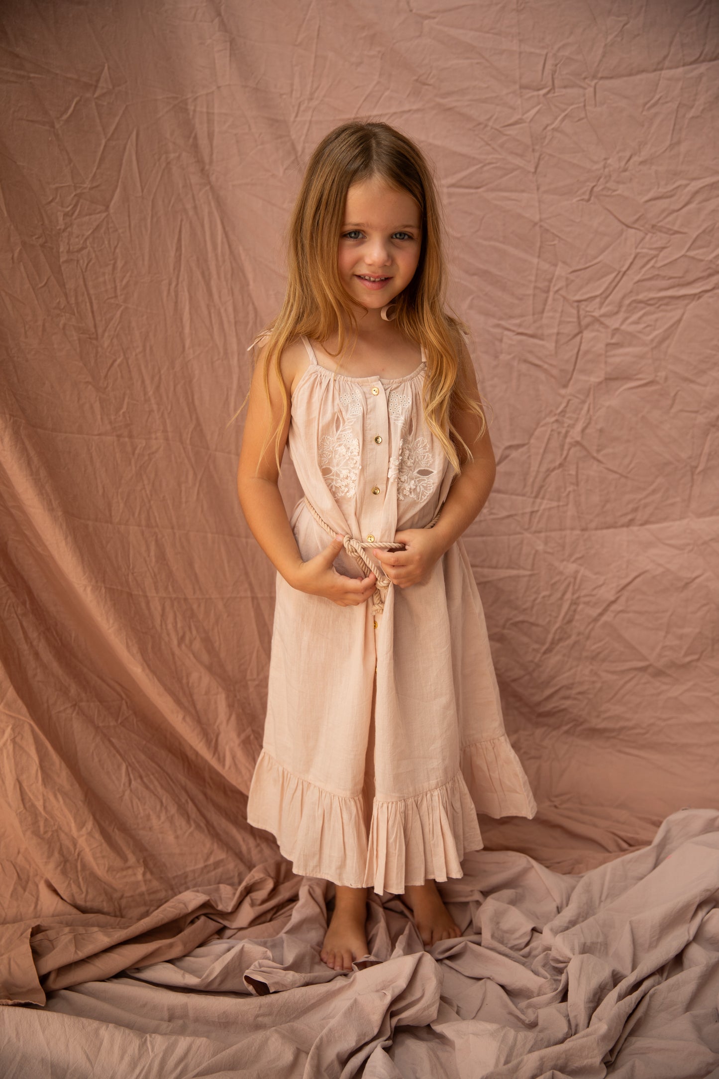 Alessandra Dress-Almond