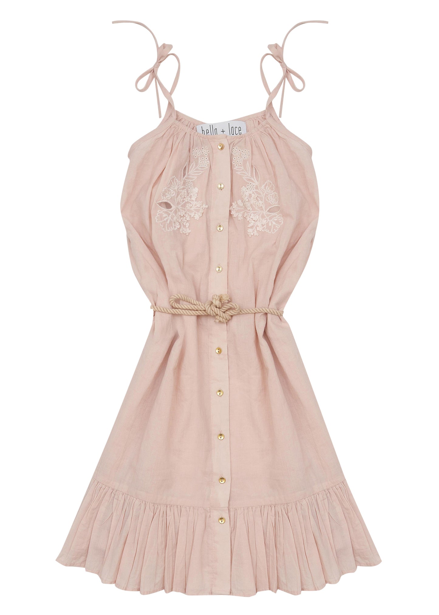 Alessandra Dress-Almond