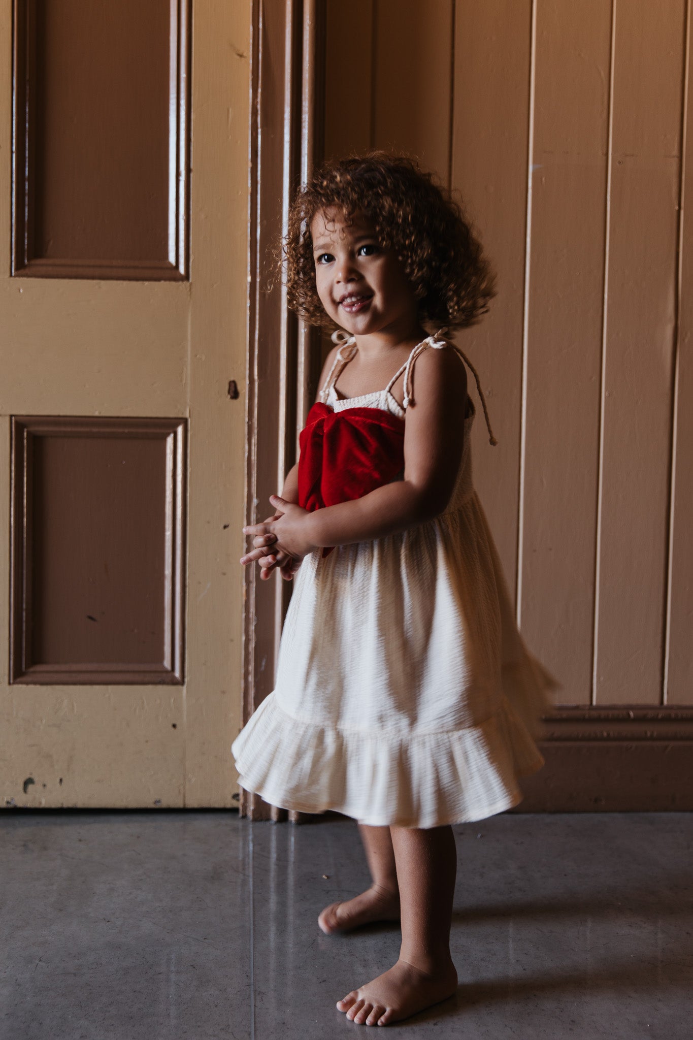 Dasher Dress-Custard