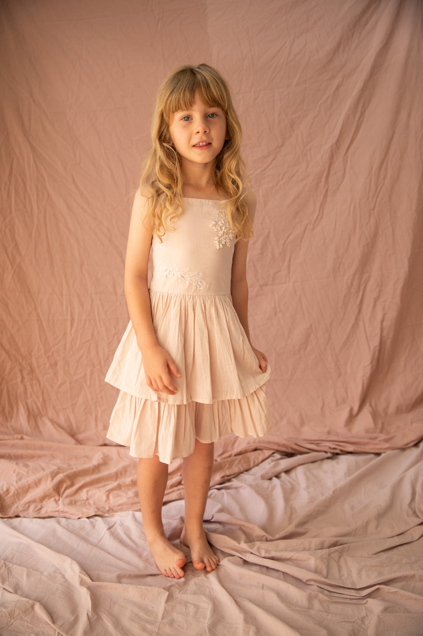 Gabriella Dress-Almond