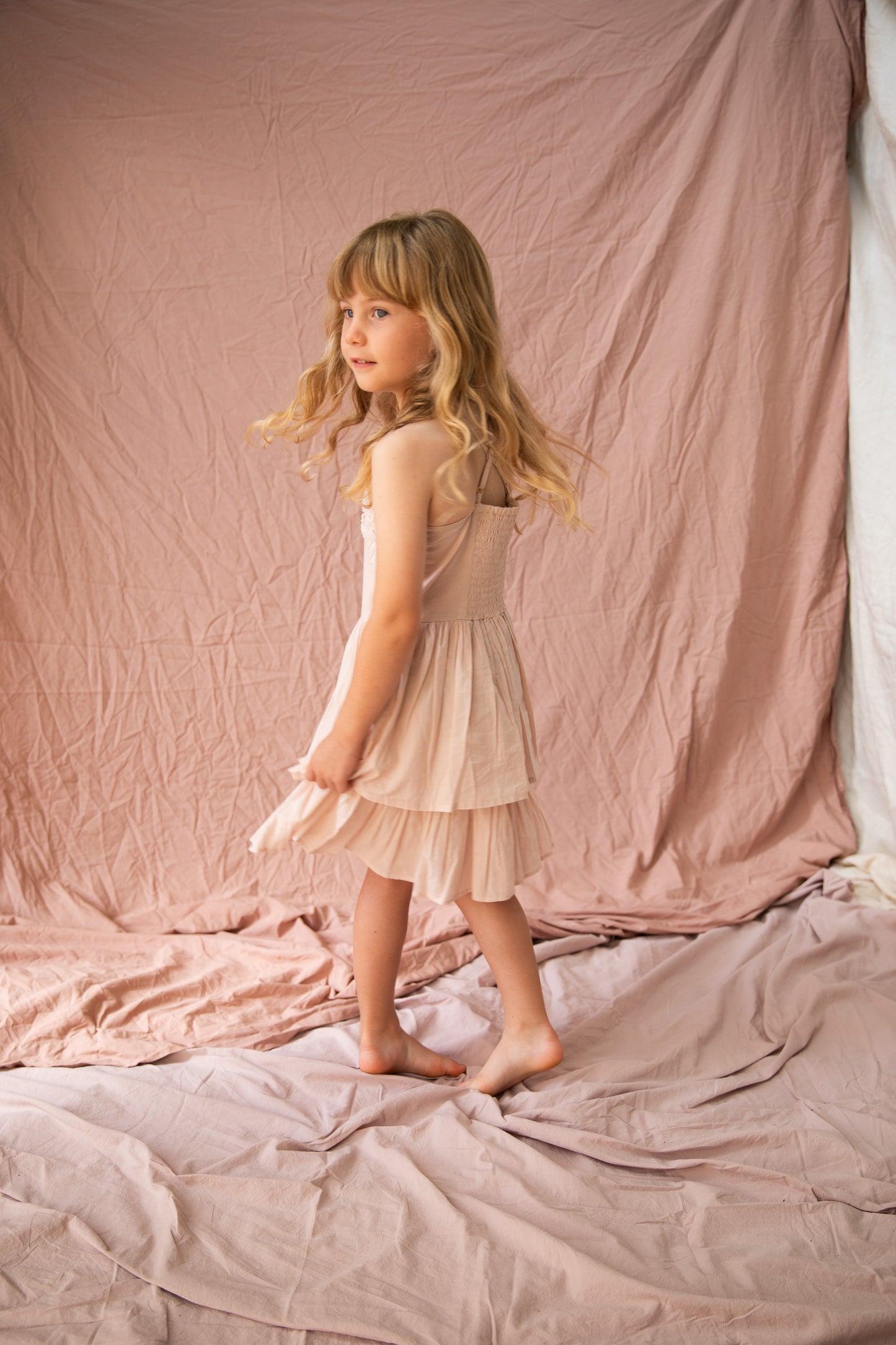 Gabriella Dress-Almond