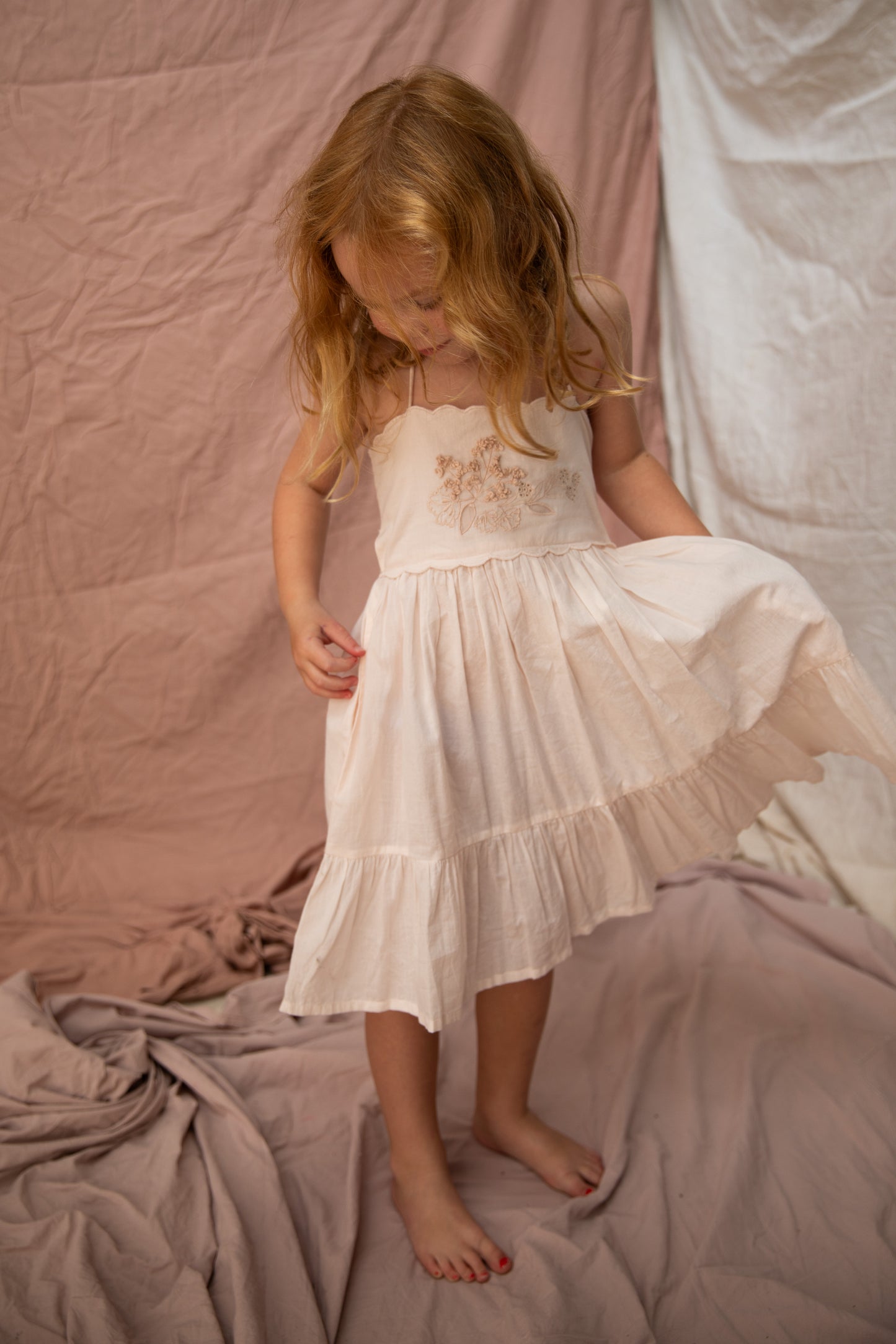 Isabella Dress-Rose Quarts