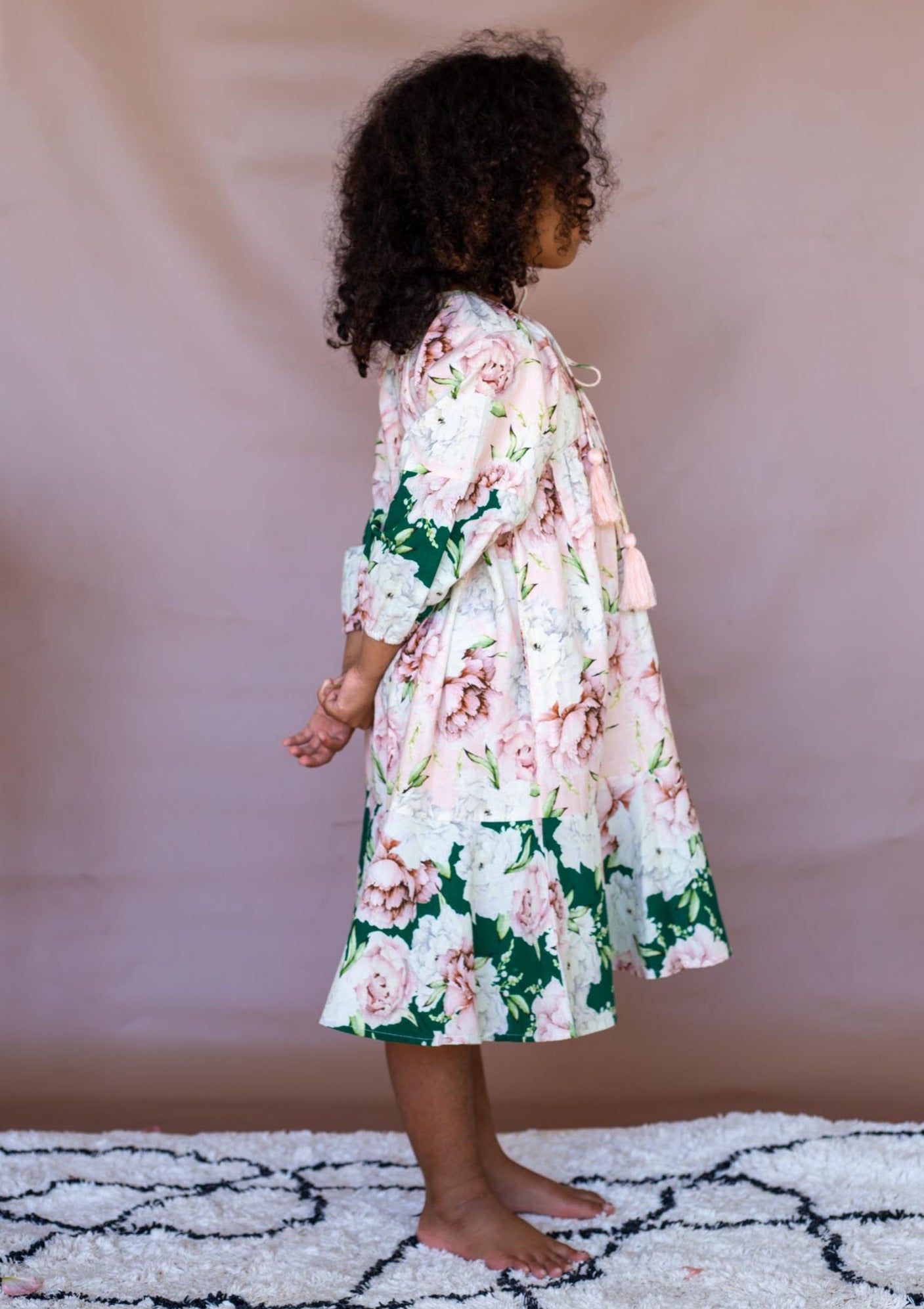 Penny Dress - Pink Rose Bloom