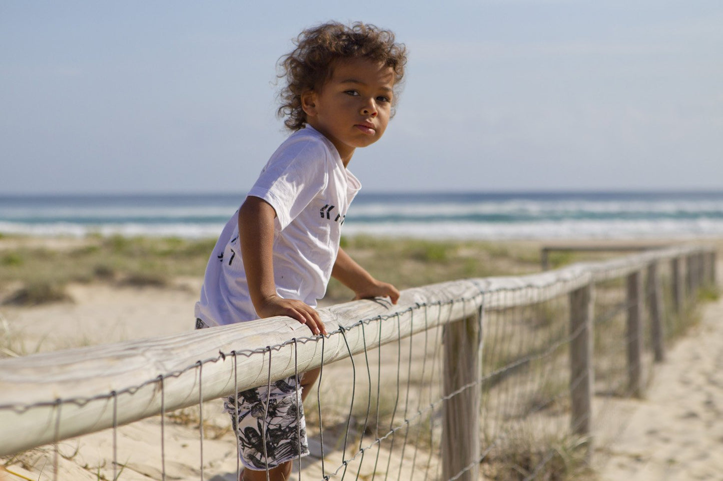 RBTD V-Neck T-Shirt - White Sand