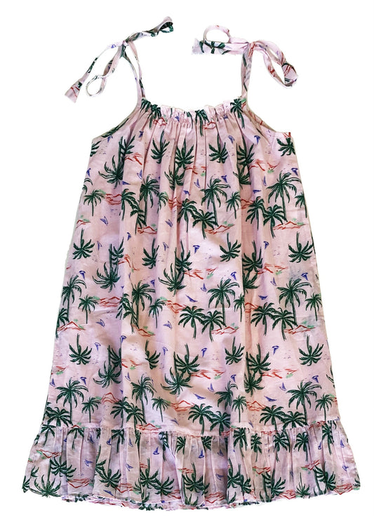 Coral Dress - Pink Pacific