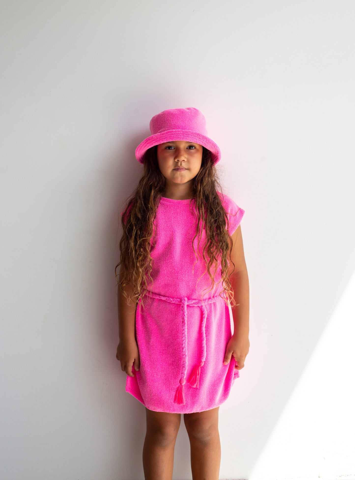 Miami Terry Dress - Neon