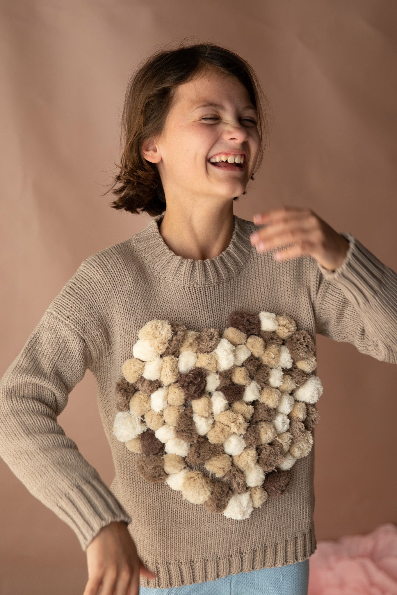Rosie Knitted Jumper - Gumnut