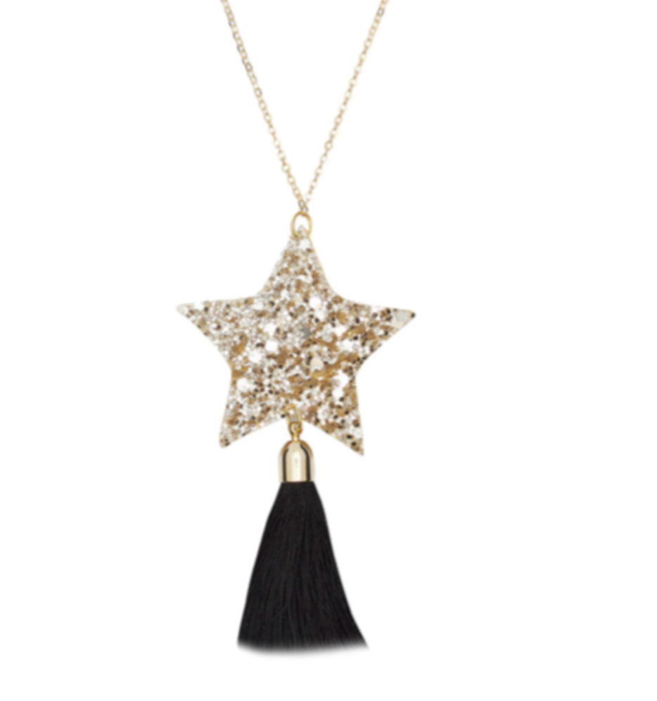 Stardust necklace - Black