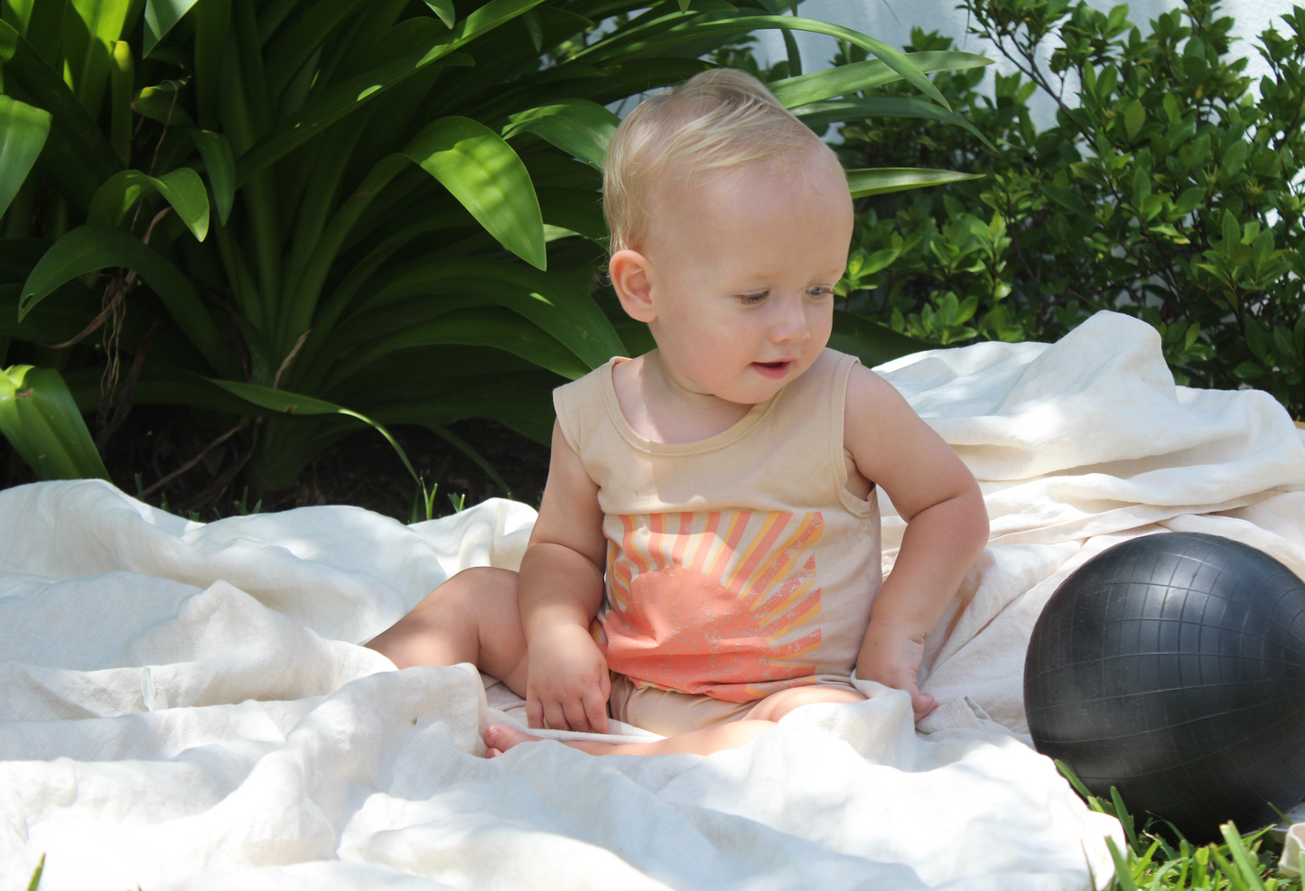 Brucey Romper - Canvas