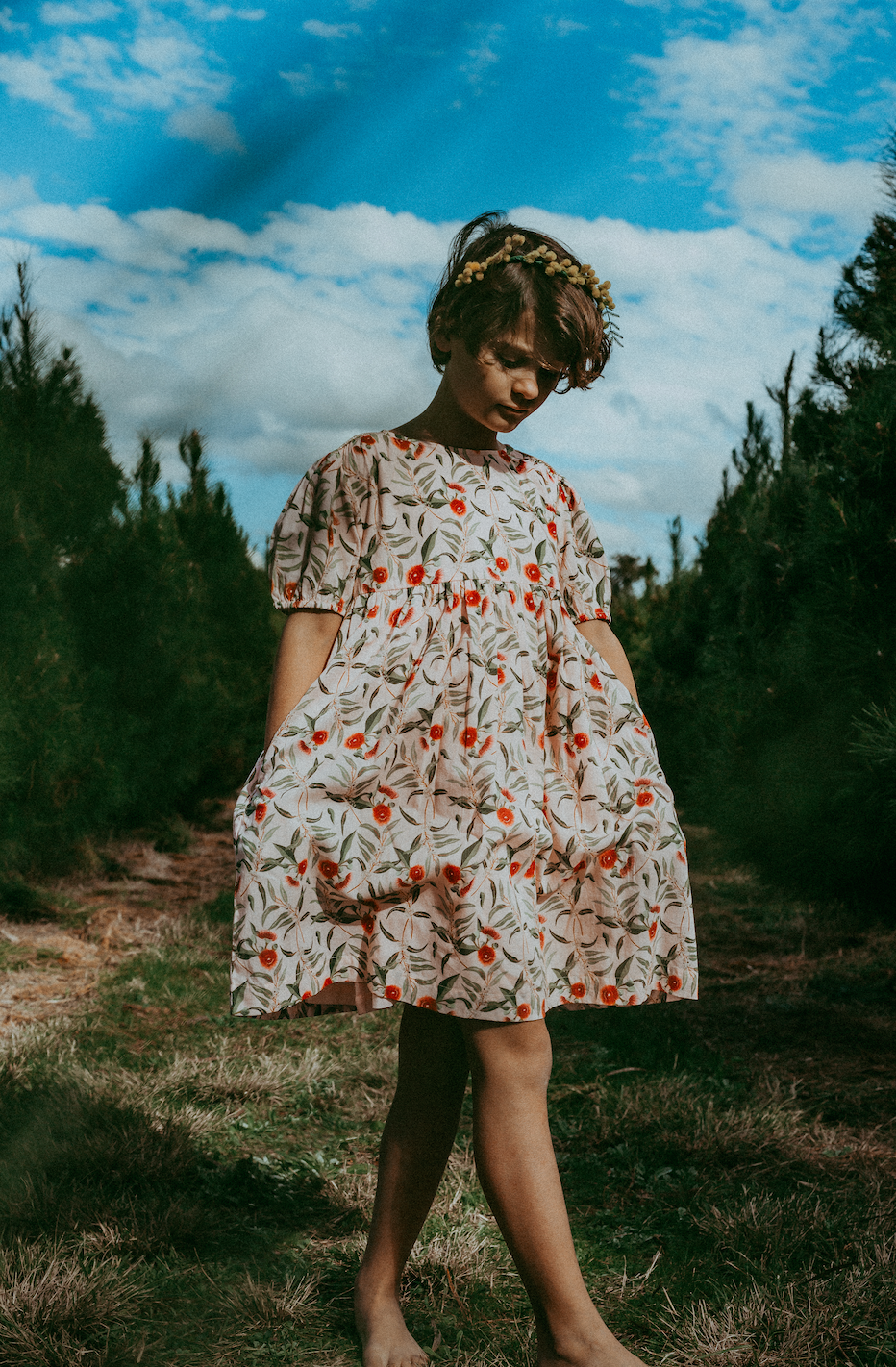 Jingle Bells Dress - Botanical Christmas